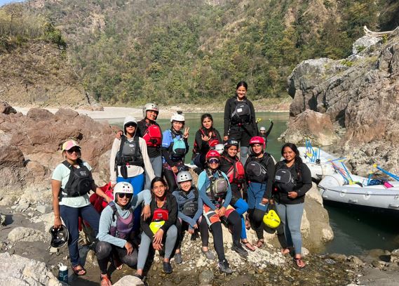 14 महिलाओं ने इसी साल हासिल किया व्हाइट वॉटर रिवर राफ्टिंग गाइड सर्टिफिकेट