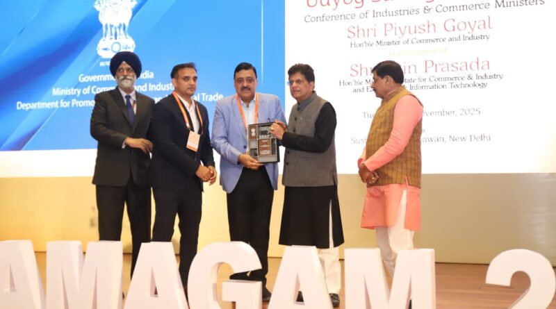 राष्ट्रीय व्यापार सुधार कार्ययोजना में उत्तराखंड को पाँच प्रमुख सुधार श्रेणियों में सर्वोच्च उपलब्धि का पुरस्कार मिला।