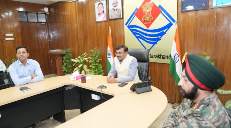 मानसून पूर्व चारधाम मार्गों की मरम्मत पर विभागों के साथ समन्वय बैठक