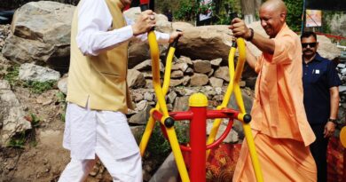 यमकेश्वर पहुंचे मुख्यमंत्री योगी आदित्यनाथ और मुख्यमंत्री पुष्कर सिंह धामी, साझा की विकास की दृष्टि