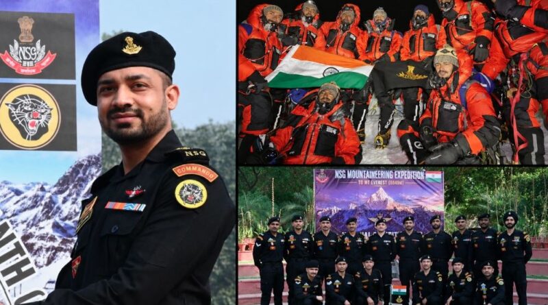 NSG के मेजर अखिलेश भट्ट के नेतृत्व में उत्तराखंड के वीरों ने एवरेस्ट पर लहराया तिरंग