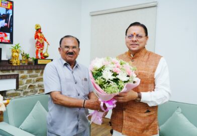 मुख्यमंत्री पुष्कर सिंह धामी से राजस्थान विधानसभा अध्यक्ष वासुदेव देवनानी ने की शिष्टाचार भेंट